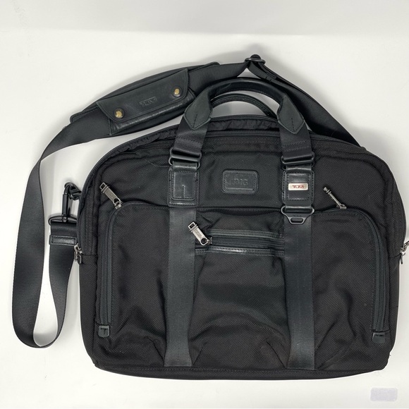 TUMI Alpha Bravo McNair Slim Brief in Black